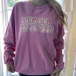 Trendy Corded Sweatshirt
